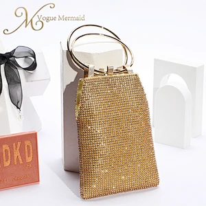 gold rhinestone evening bag